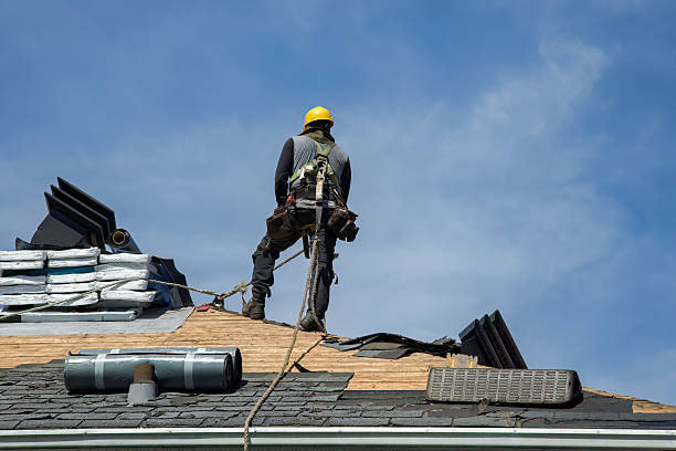 Professional Roofing technician working in Peachtree Corners, GA